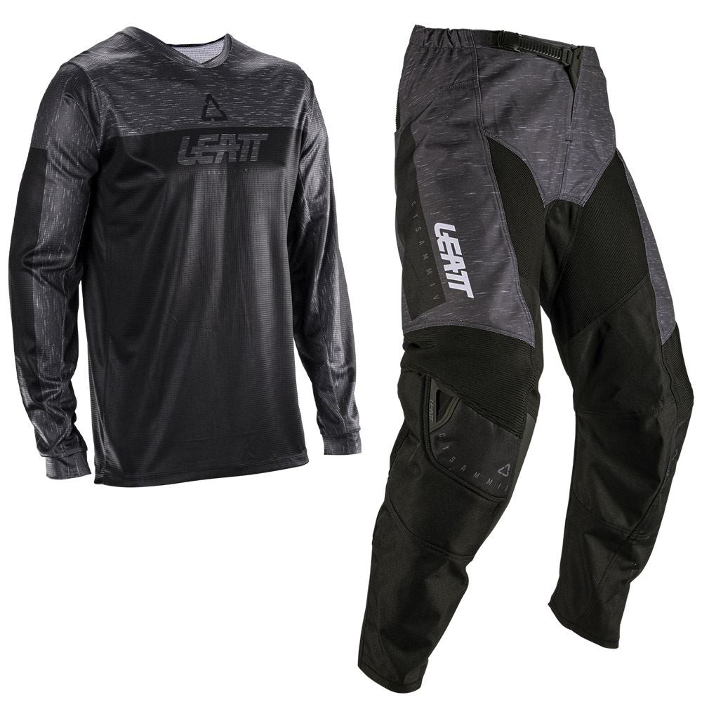 Leatt 2026 Motocross Combo Kit 3.5 Stealth Black Grey